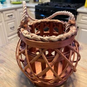 Rustic/boho candleholder